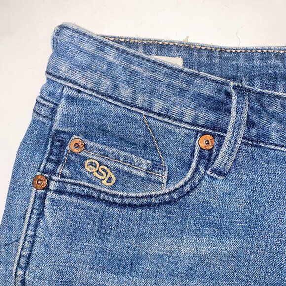 QSD Cut Off Denim Jean Shorts - Picture 7 of 10